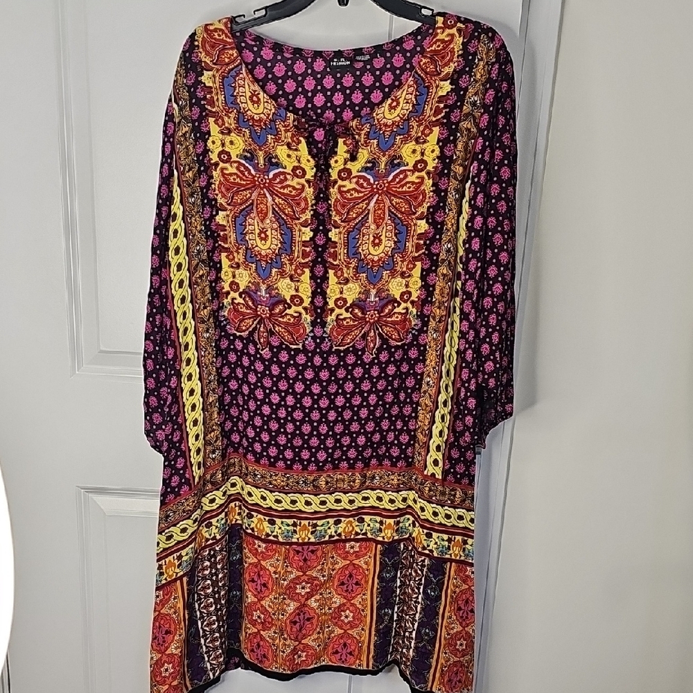 S.R‎ Fashion Elegant Floral Women's Tunic Top